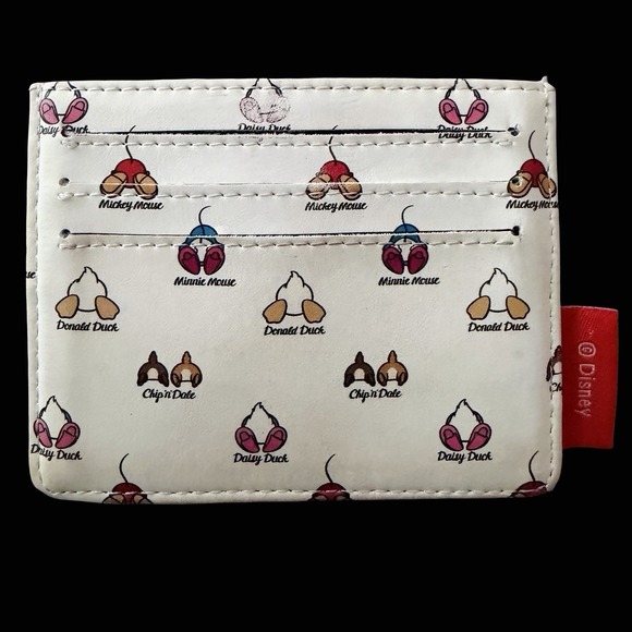 Loungefly Handbags - Loungefly Disney Mickey & Friends Bottoms Cardholder Minnie Donald Daffy Daisy